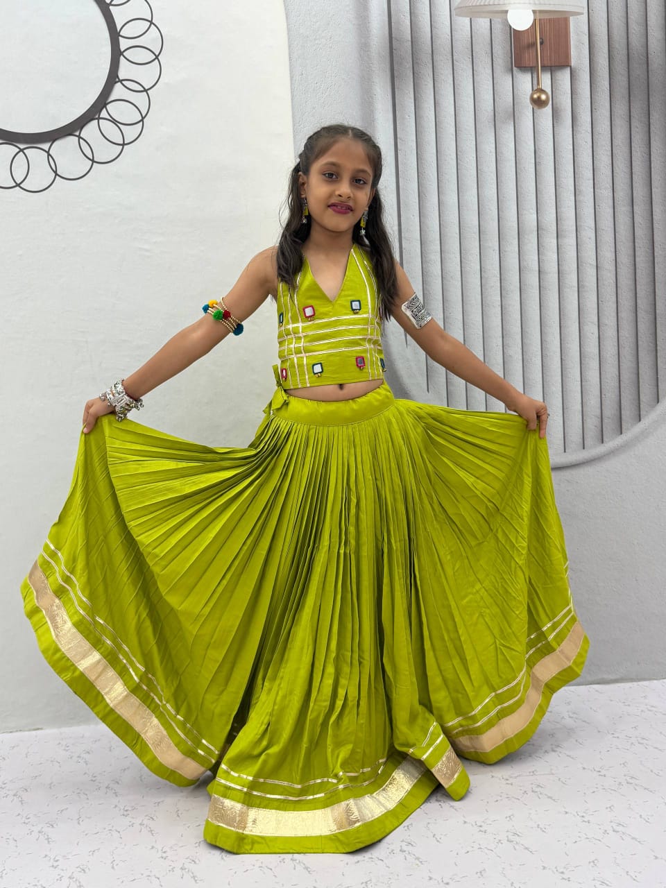 Girls Navratri Lehenga Choli
