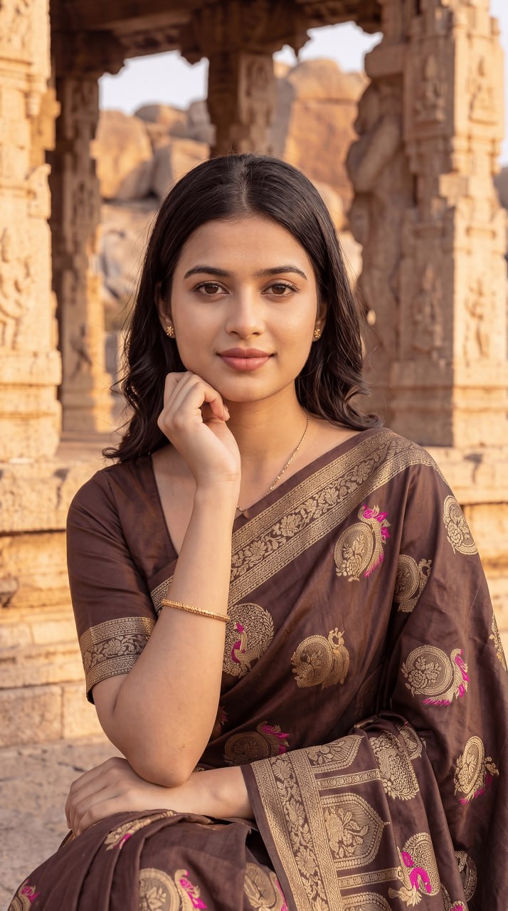 Royal Meenakari Silk Saree