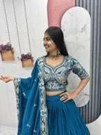 Royal Chinon Lehenga Set