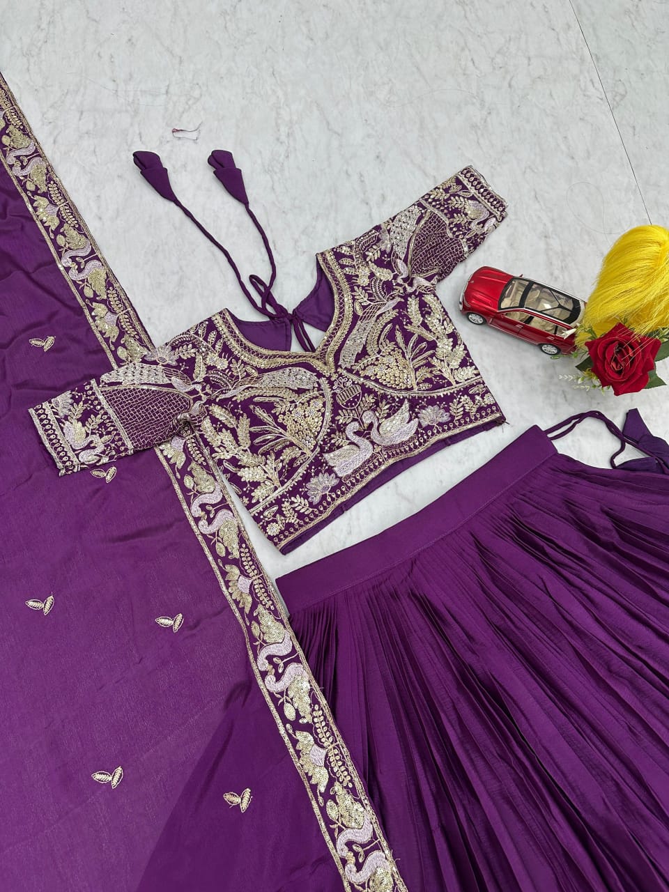 Royal Chinon Lehenga Set