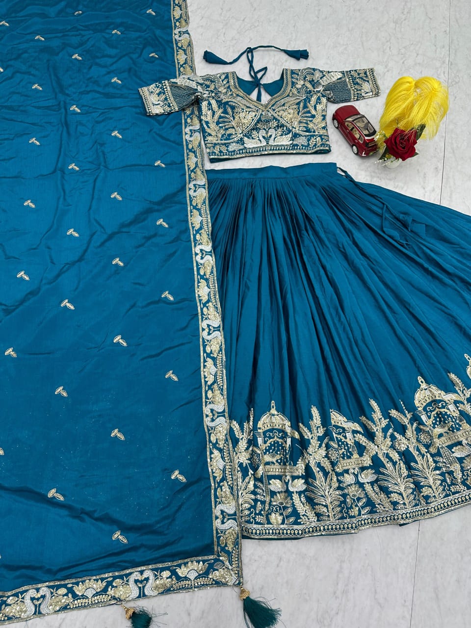 Royal Chinon Lehenga Set