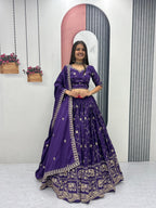 Luxury Crepe Silk Lehenga