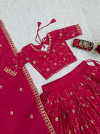 Luxury Crepe Silk Lehenga