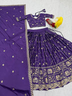 Luxury Crepe Silk Lehenga