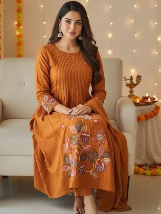 Pure Cotton Handwork Suit Set