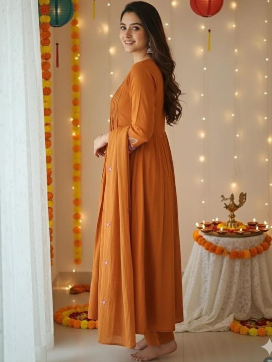 Pure Cotton Handwork Suit Set