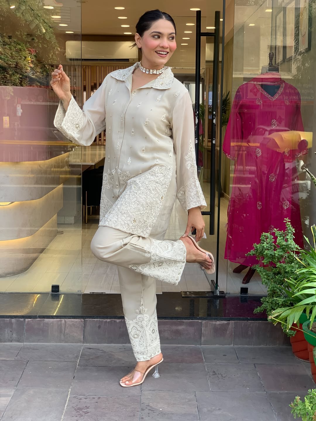 Premium Chanderi Silk Suit Set