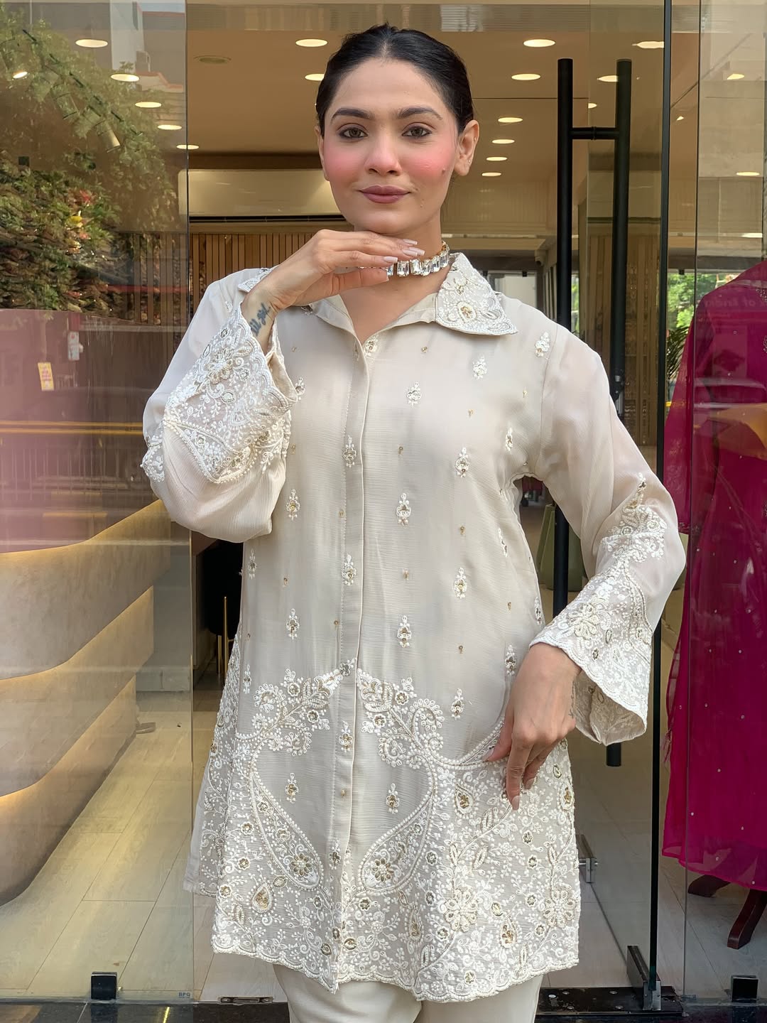 Premium Chanderi Silk Suit Set
