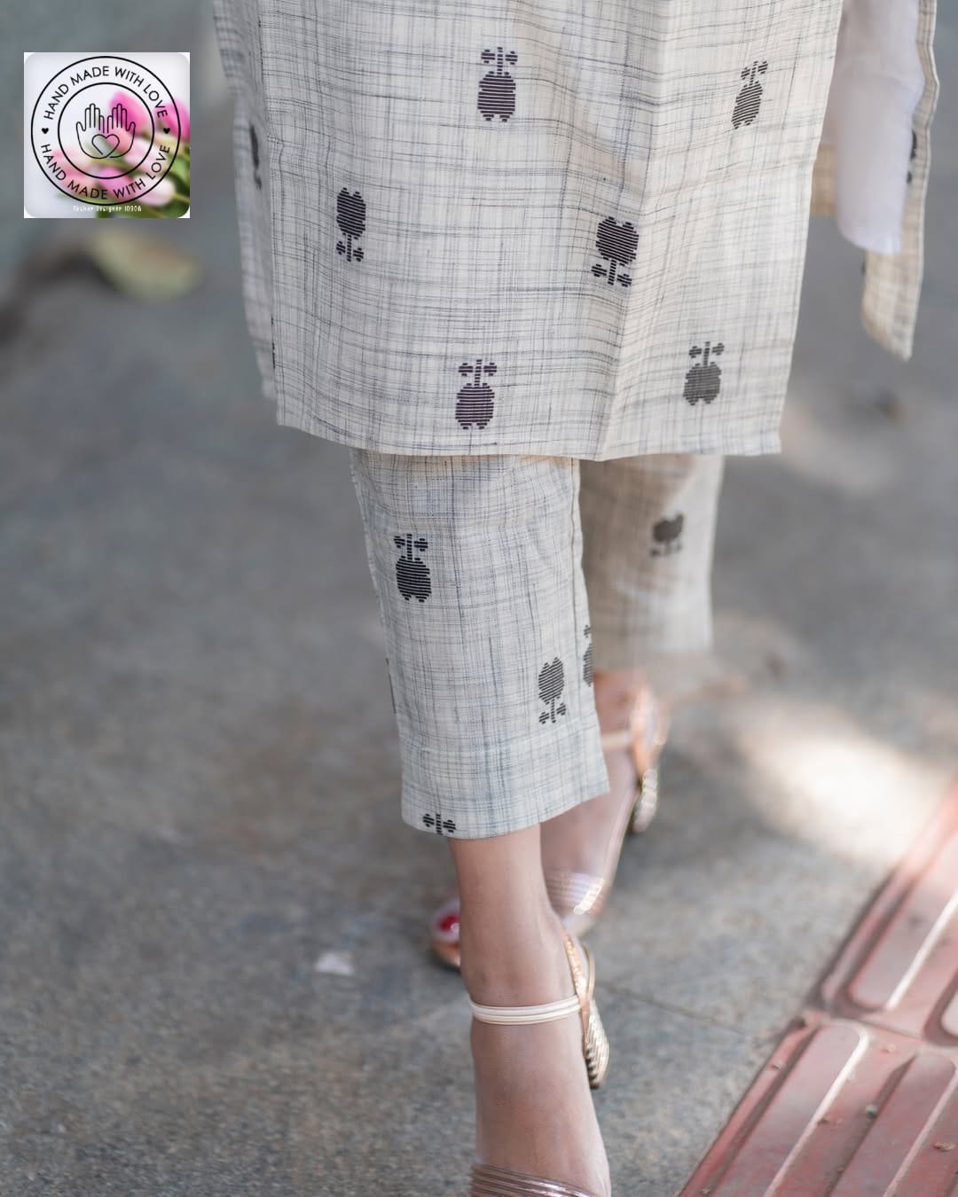Premium Lilan Cotton Suit Set