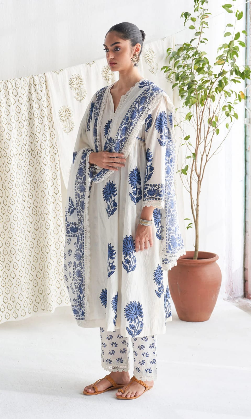Pure Jaipuri Cotton Suit Set