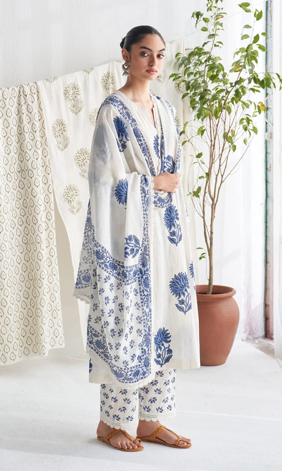 Pure Jaipuri Cotton Suit Set