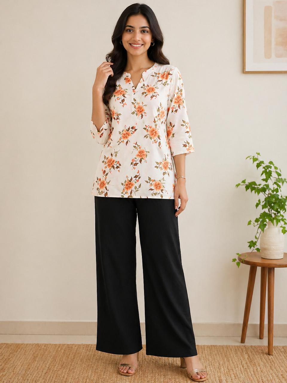 Digital Print Rayon Co-Ord Set
