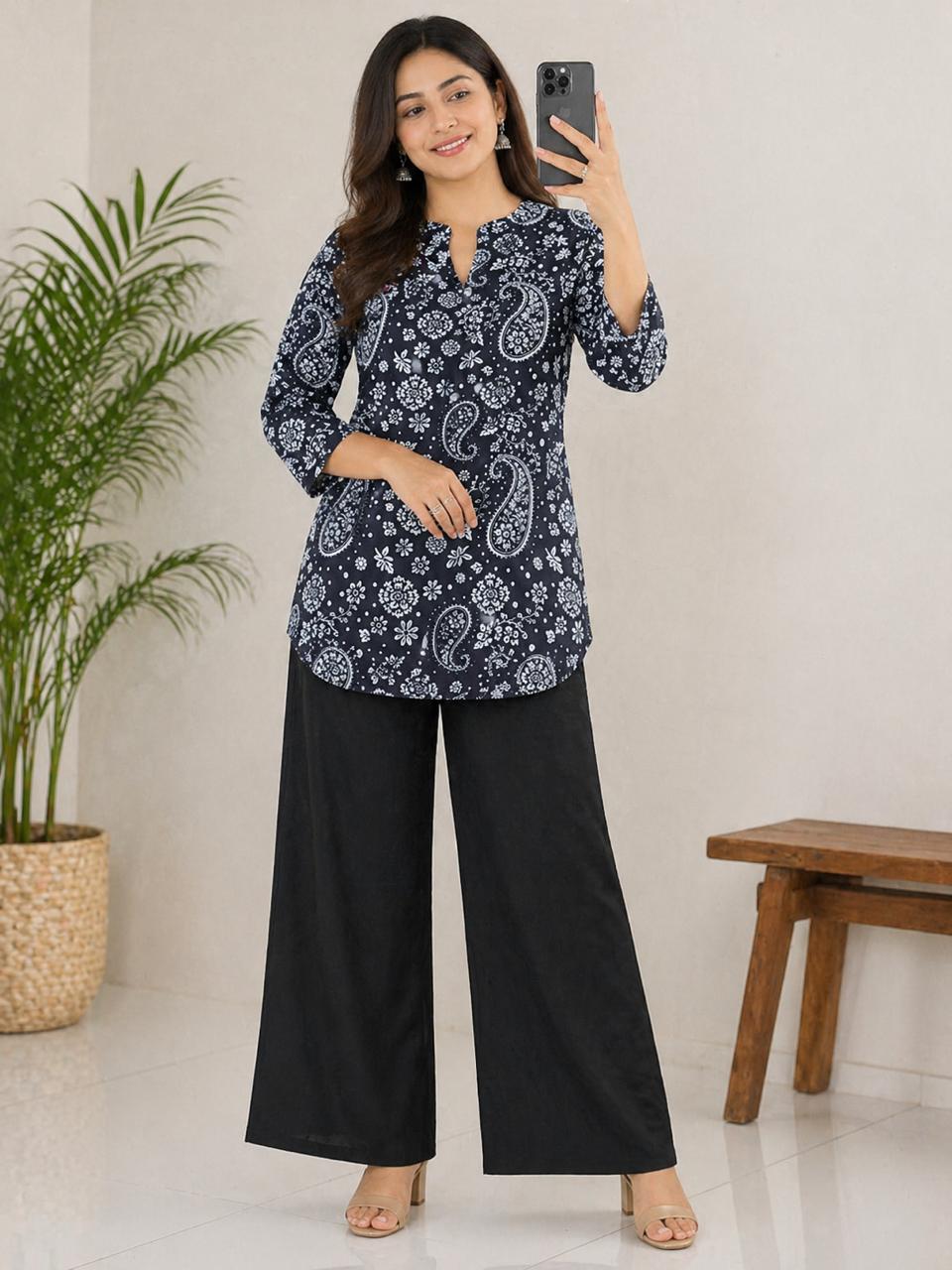 Digital Print Rayon Co-Ord Set