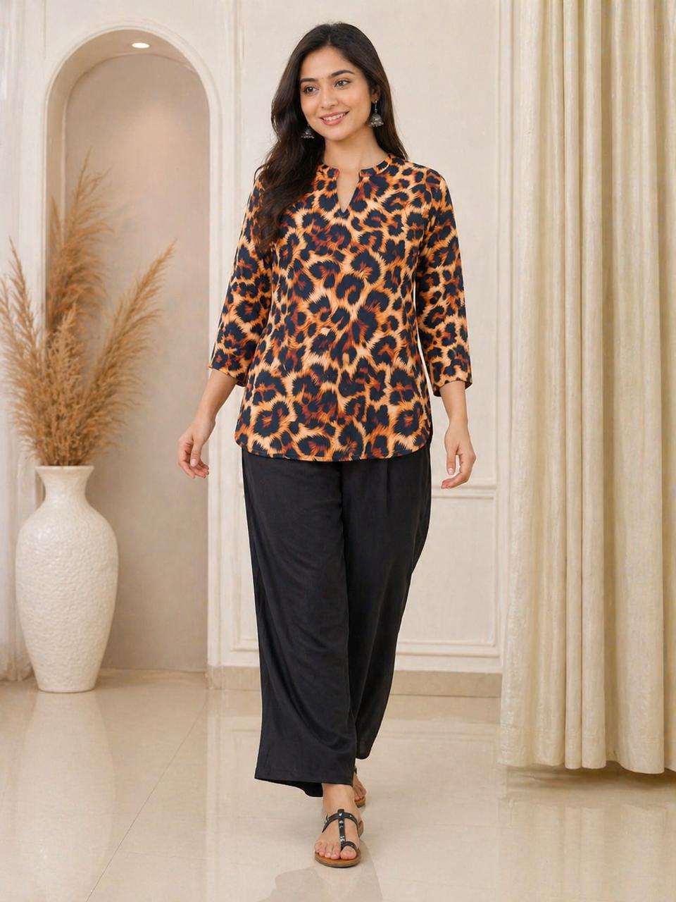 Digital Print Rayon Co-Ord Set