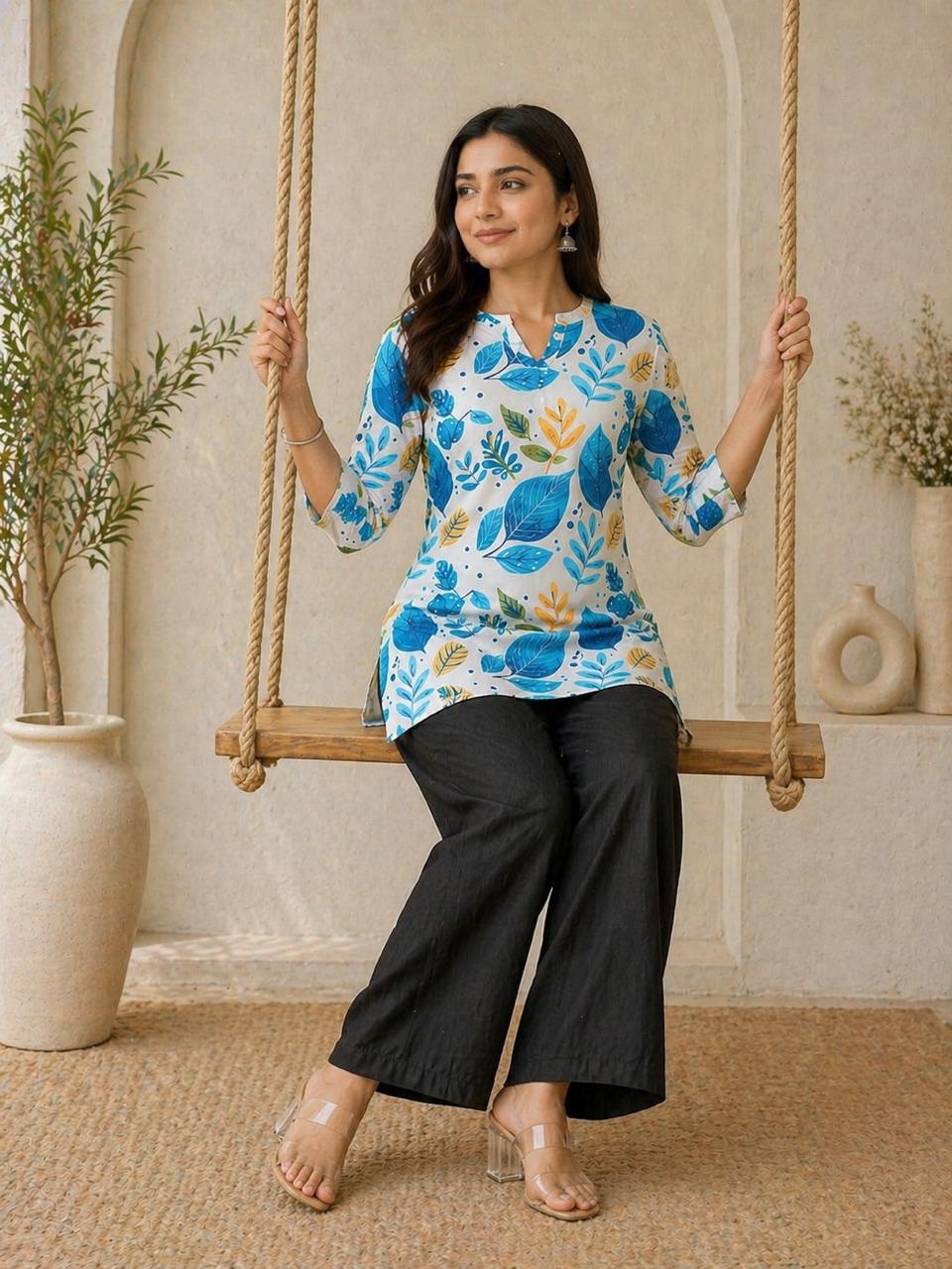 Digital Print Rayon Co-Ord Set