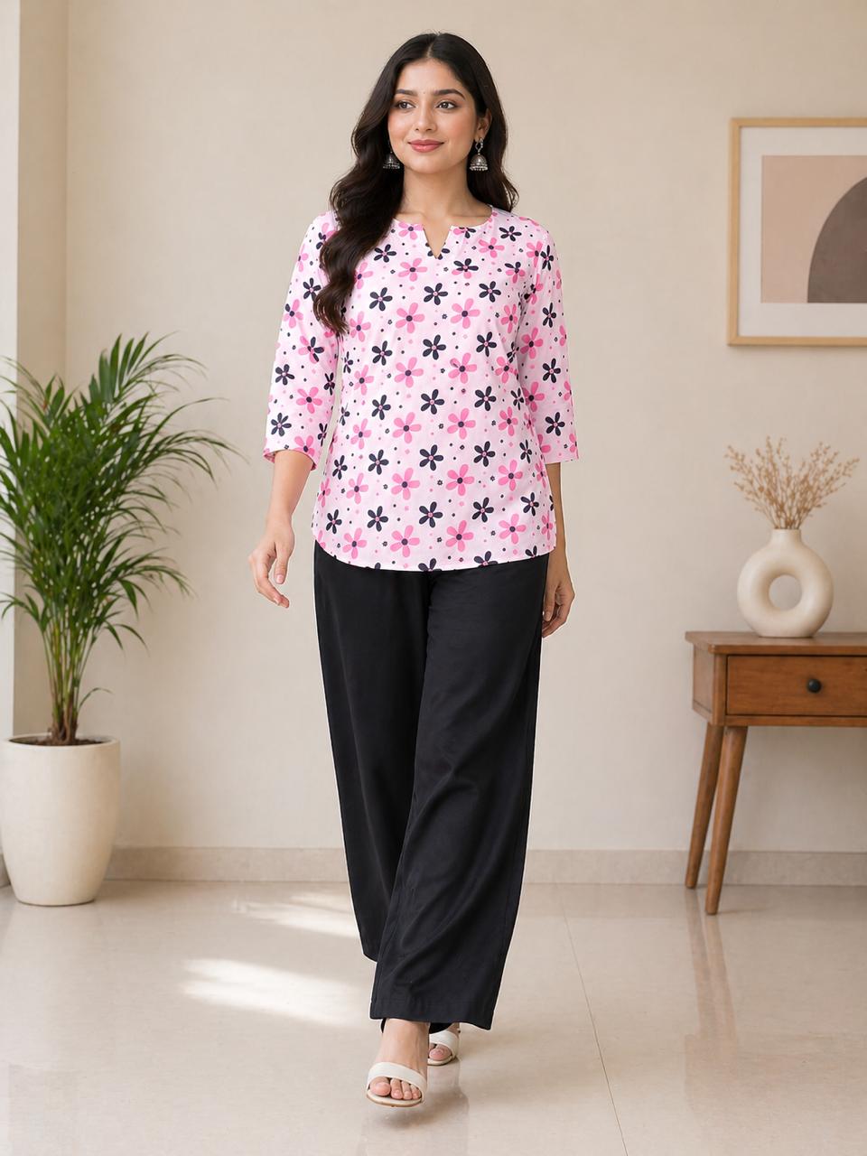 Digital Print Rayon Co-Ord Set