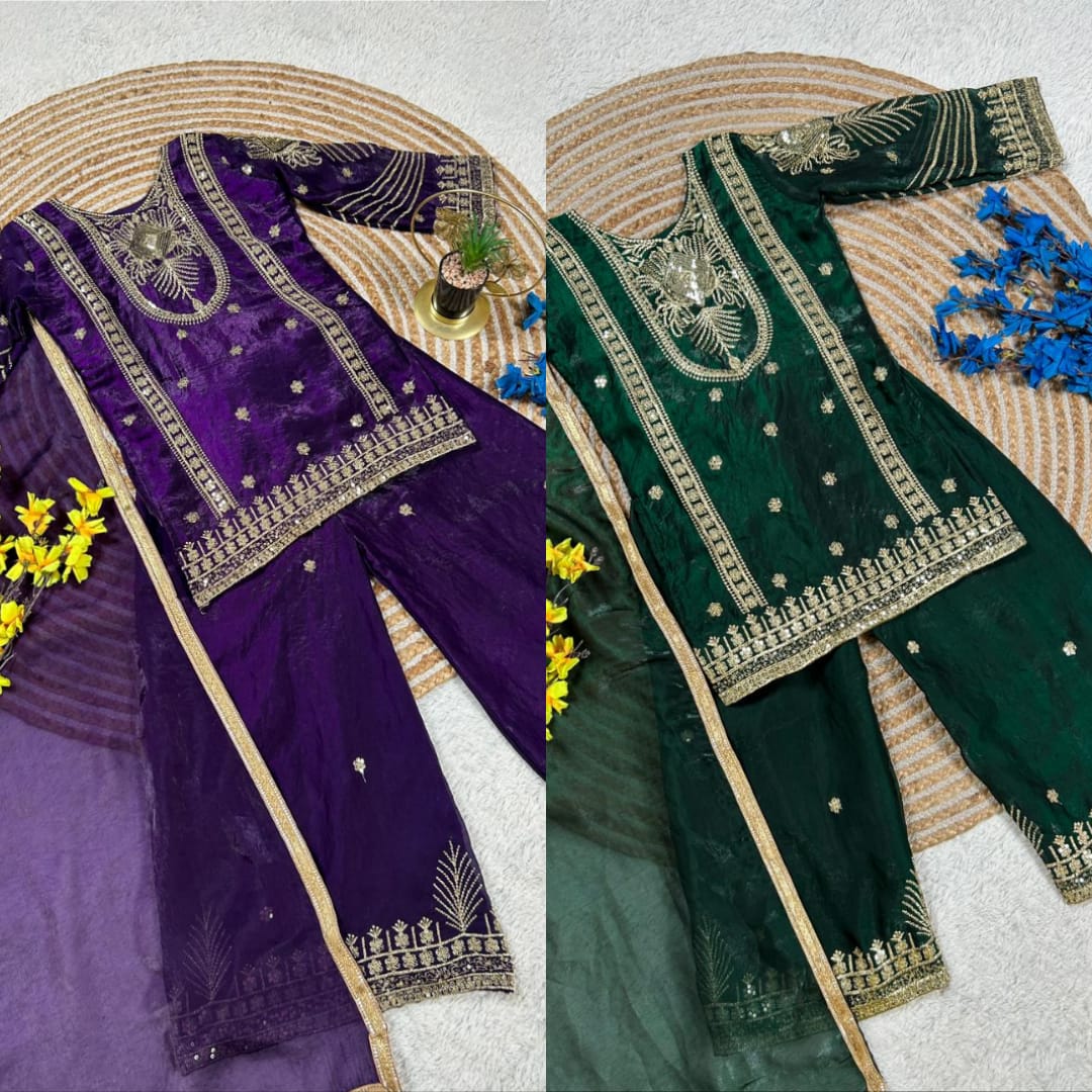 Kids Fendy Silk Palazzo Set