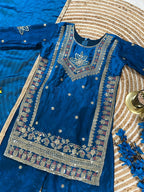 Kids Premium Silk Palazzo Set