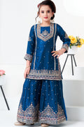 Kids Premium Silk Palazzo Set