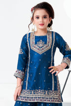 Kids Premium Silk Palazzo Set