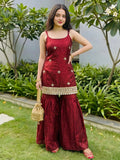 Mirror Work Sharara Set
