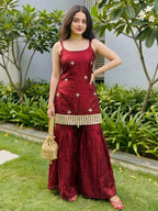 Mirror Work Sharara Set