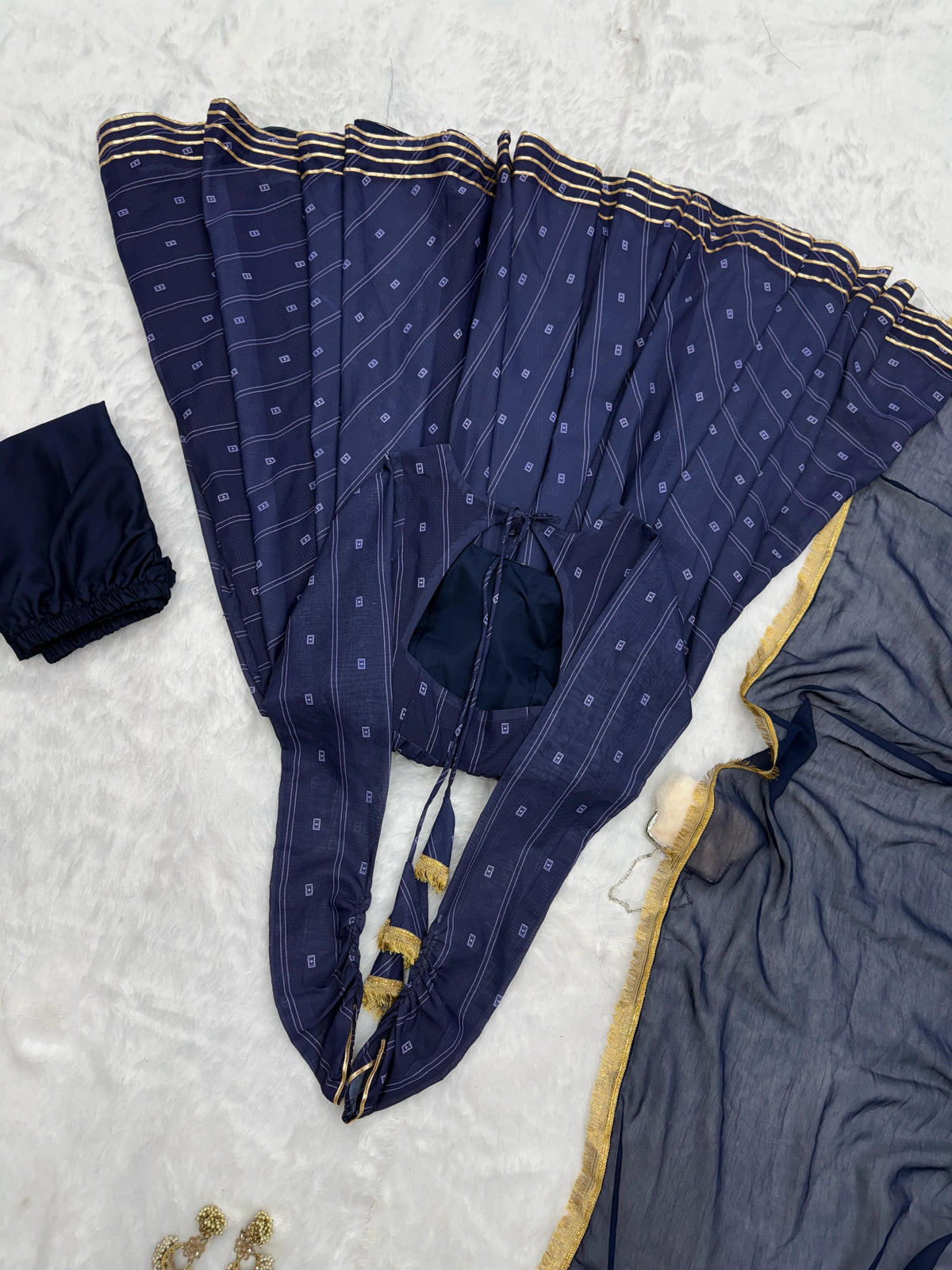 Digital Print Anarkali Set