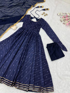 Digital Print Anarkali Set