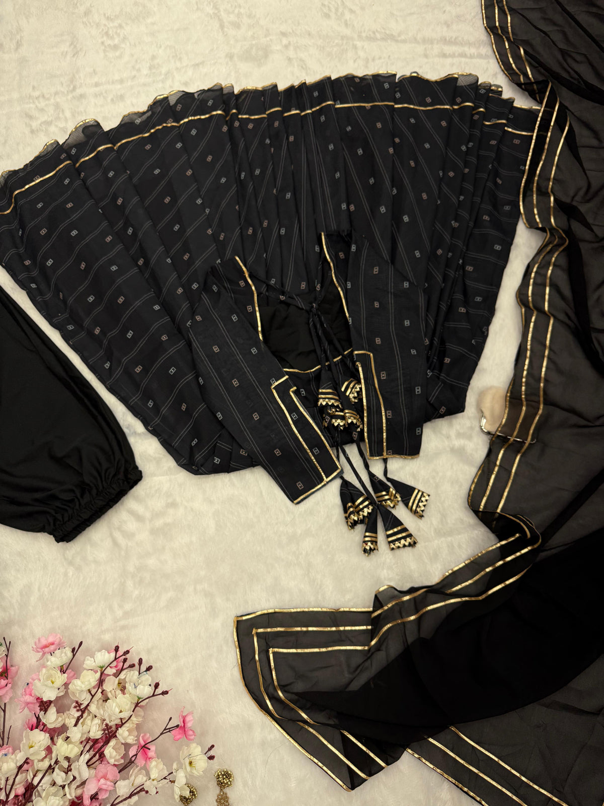 Digital Print Anarkali Set