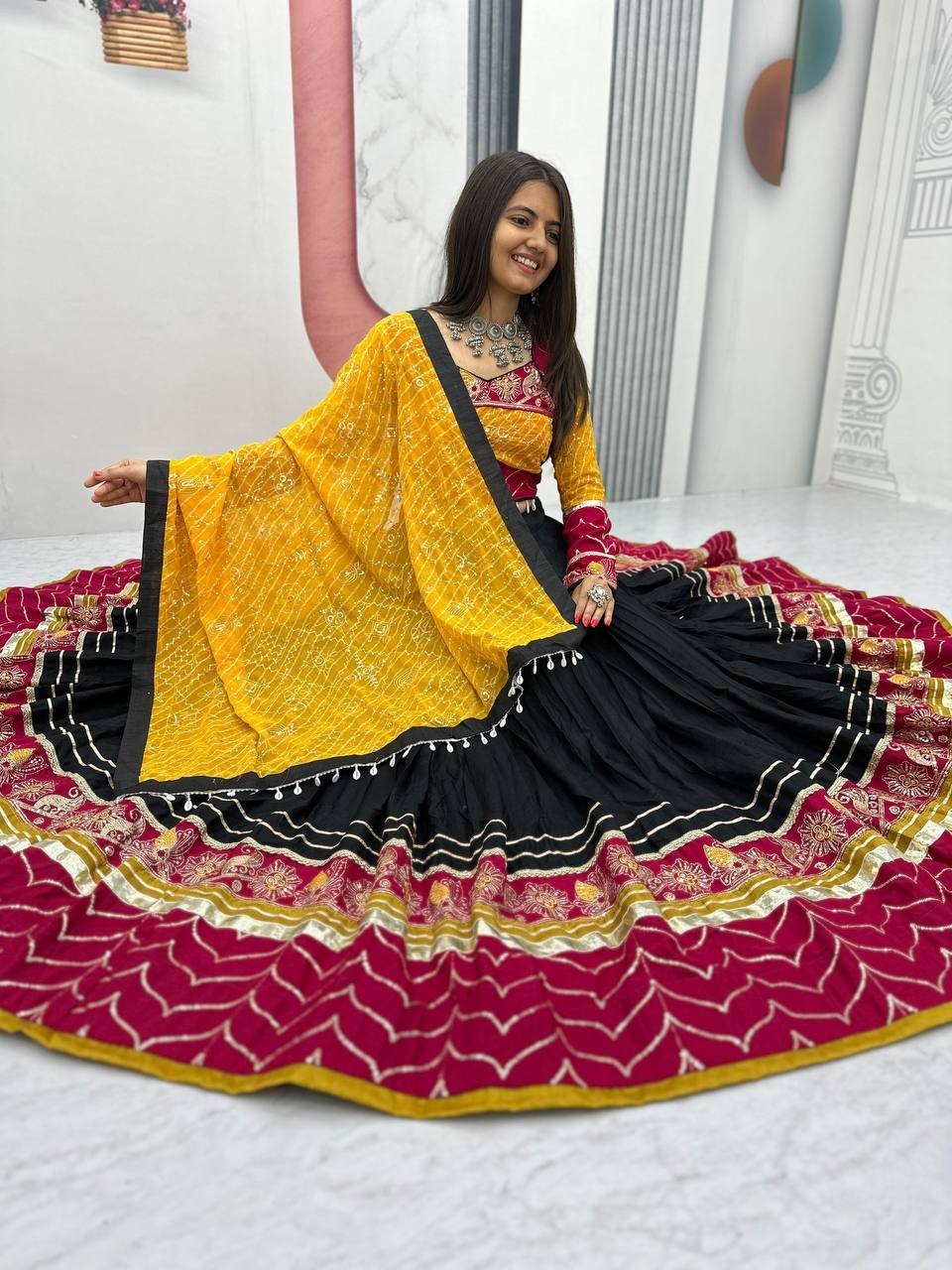 Traditional Garba Wear Lehenga Choli for Women