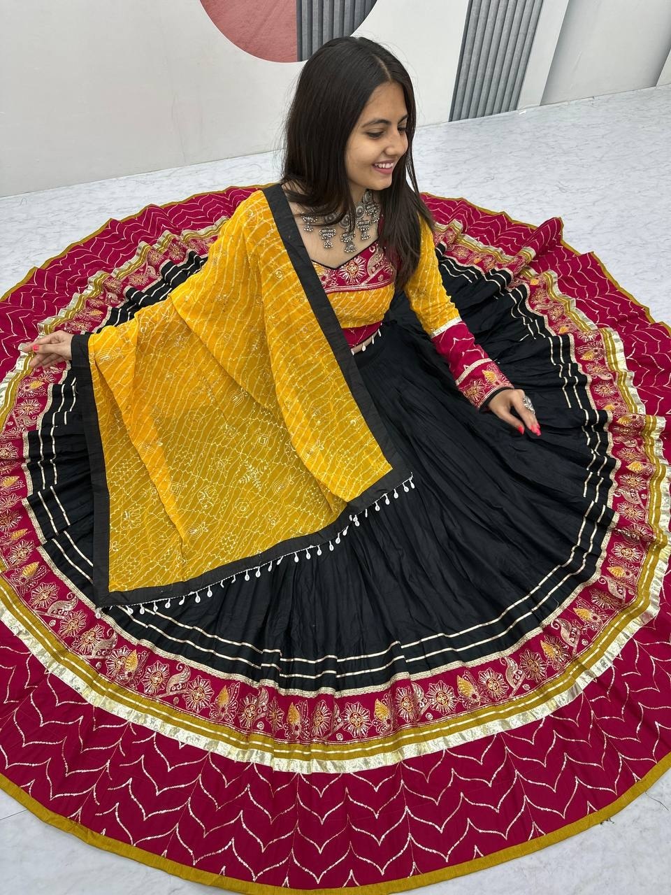 Traditional Garba Wear Lehenga Choli for Women