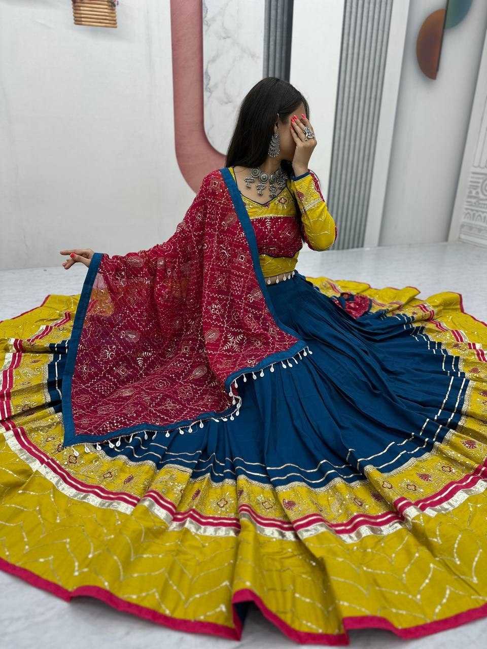 Traditional Garba Wear Lehenga Choli for Women
