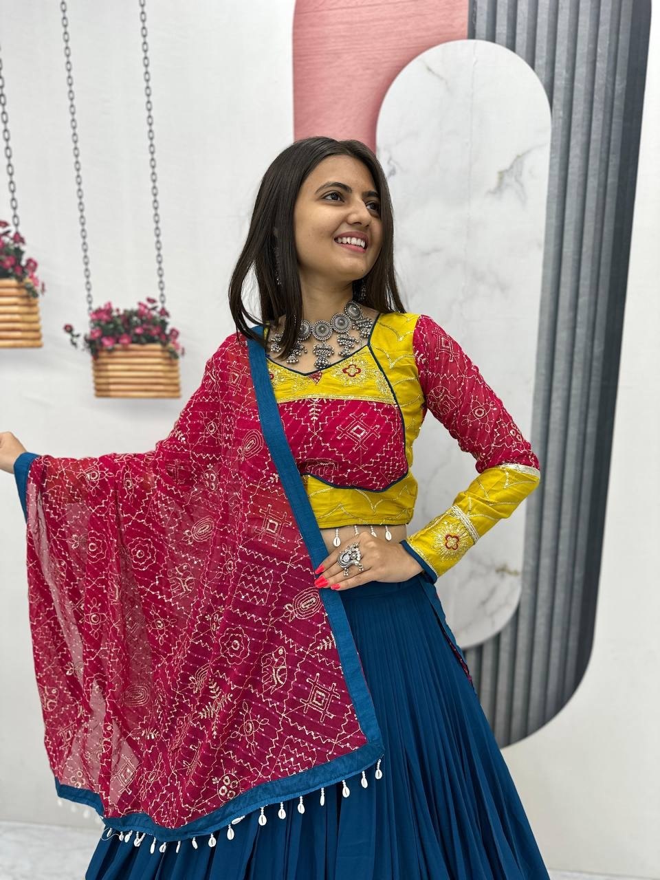 Traditional Garba Wear Lehenga Choli for Women