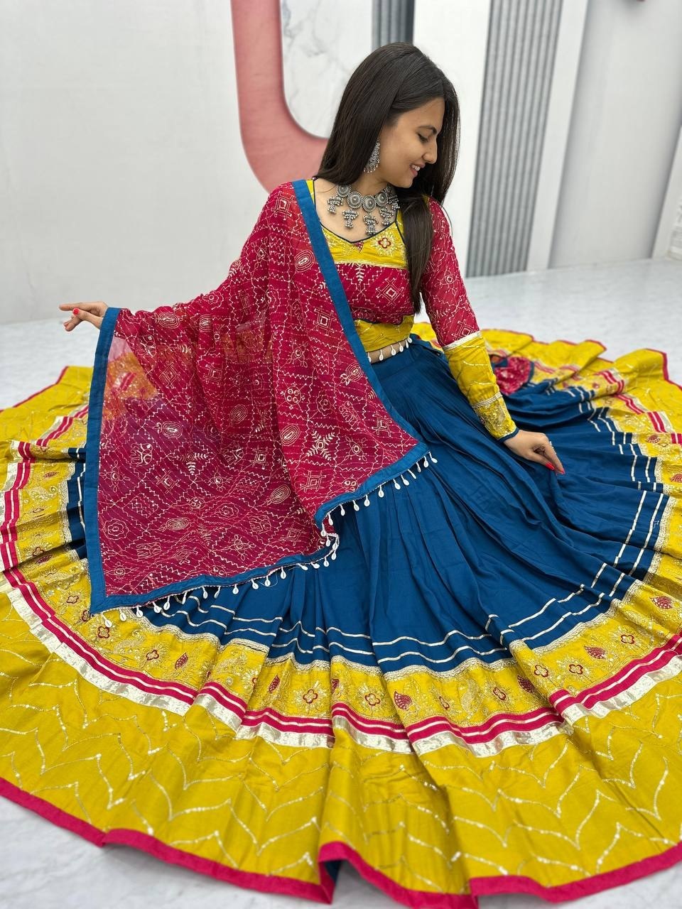 Traditional Garba Wear Lehenga Choli for Women